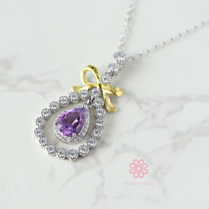 Amethyst-Anhänger | Sterlingsilber | Glücksbringer