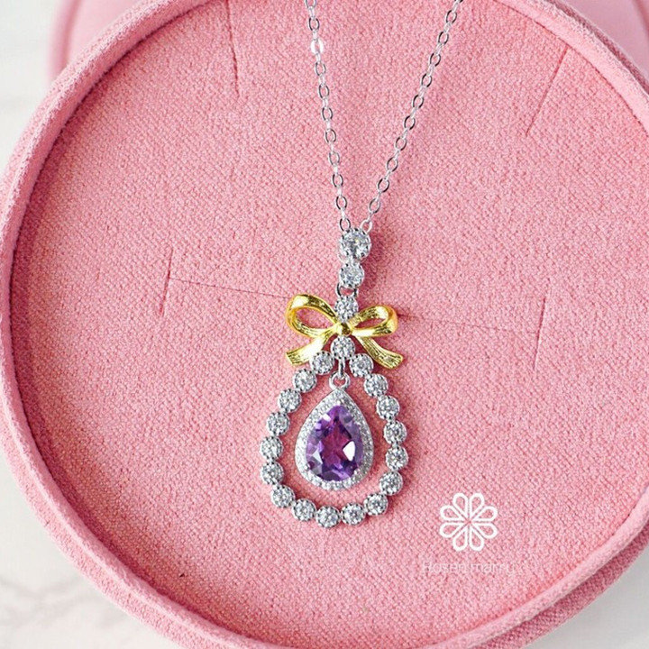 Amethyst-Anhänger | Sterlingsilber | Glücksbringer