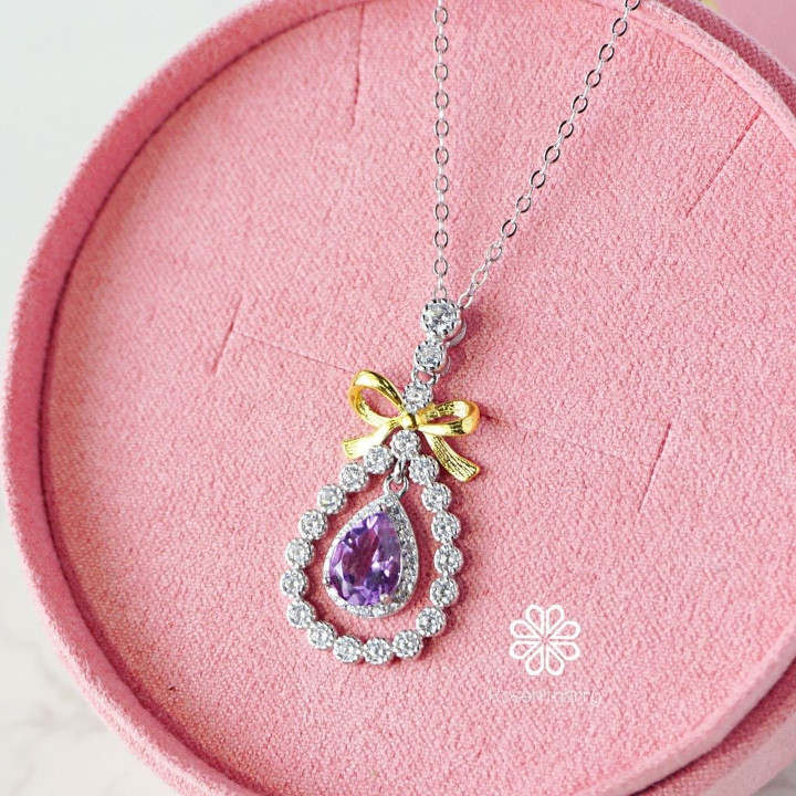 Amethyst-Anhänger | Sterlingsilber | Glücksbringer
