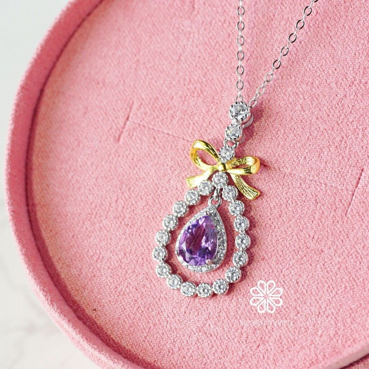 Amethyst-Anhänger | Sterlingsilber | Glücksbringer