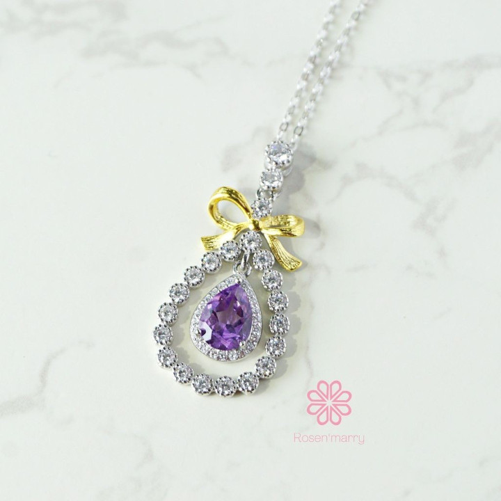Amethyst-Anhänger | Sterlingsilber | Glücksbringer
