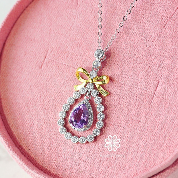 Amethyst-Anhänger | Sterlingsilber | Glücksbringer