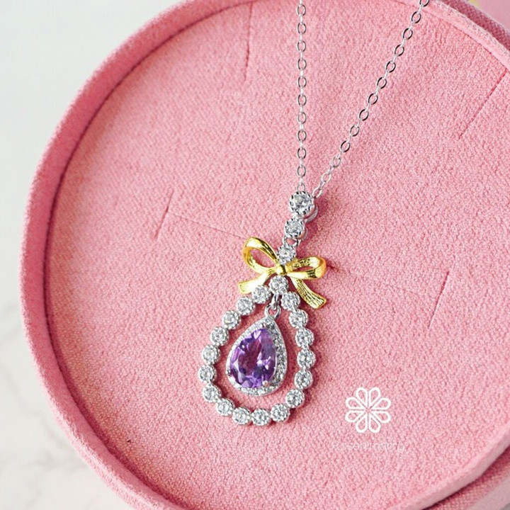 Amethyst-Anhänger | Sterlingsilber | Glücksbringer
