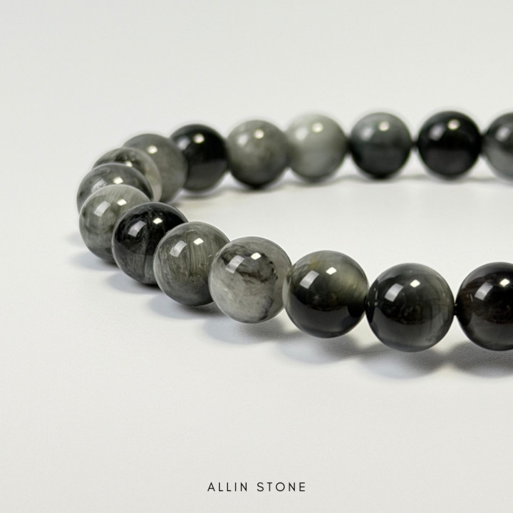 Hawk Eye Bracelet - Natural Stone Healing Jewelry