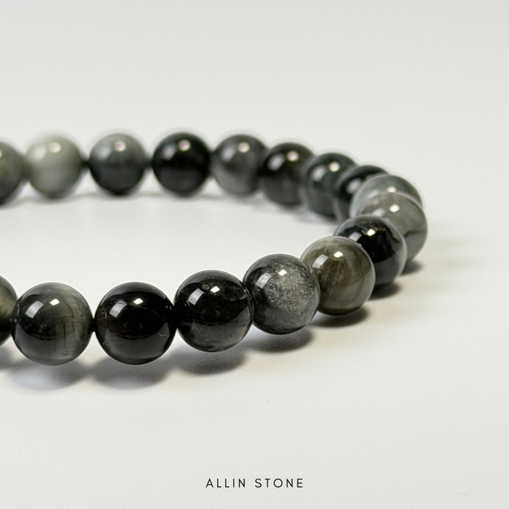 Hawk Eye Bracelet - Natural Stone Healing Jewelry