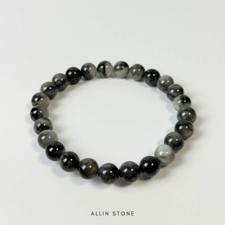Hawk Eye Bracelet - Natural Stone Healing Jewelry