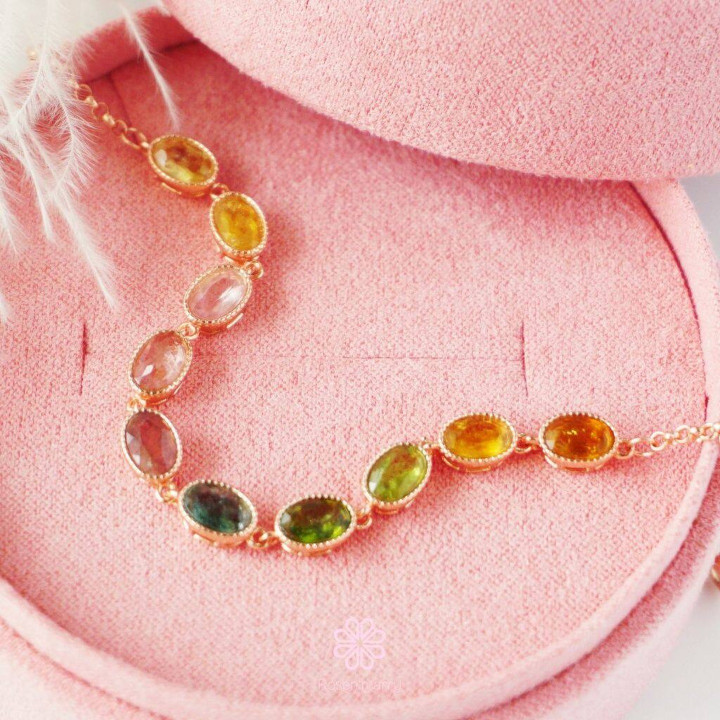 Pulsera de turmalina | Plata de ley 925 y buena fortuna