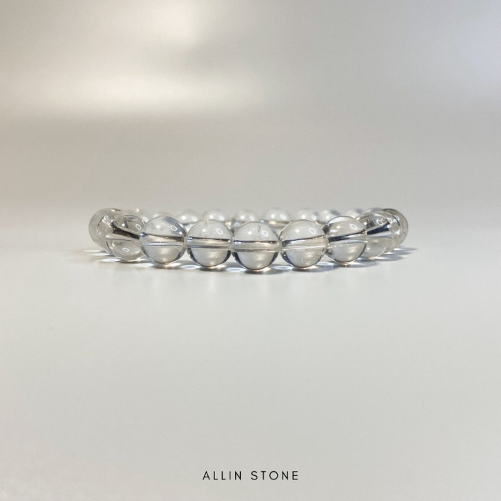 Clear Quartz Bracelet for Meditation and Energy Cleansing