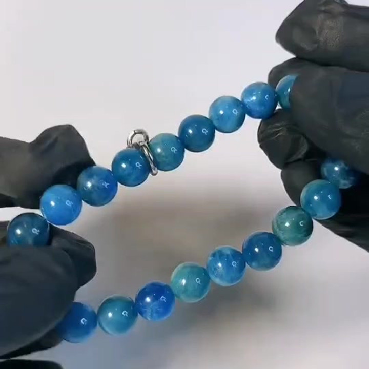 Apatite Bracelet: Inspiration and Positive Energy | 8mm Beads