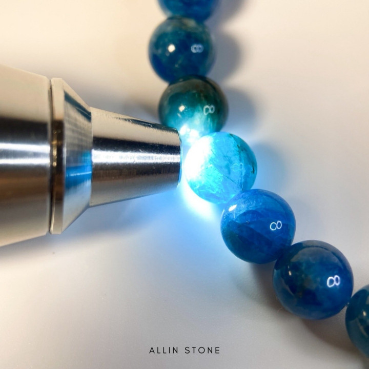 Apatite Bracelet: Inspiration and Positive Energy | 8mm Beads