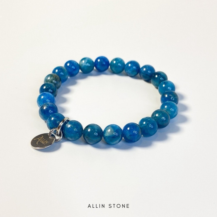 Apatite Bracelet: Inspiration and Positive Energy | 8mm Beads