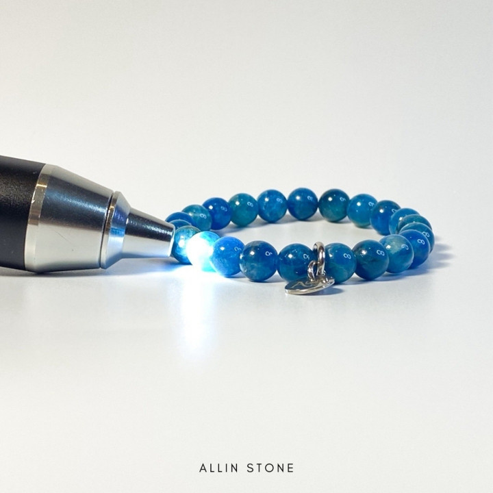 Apatite Bracelet: Inspiration and Positive Energy | 8mm Beads