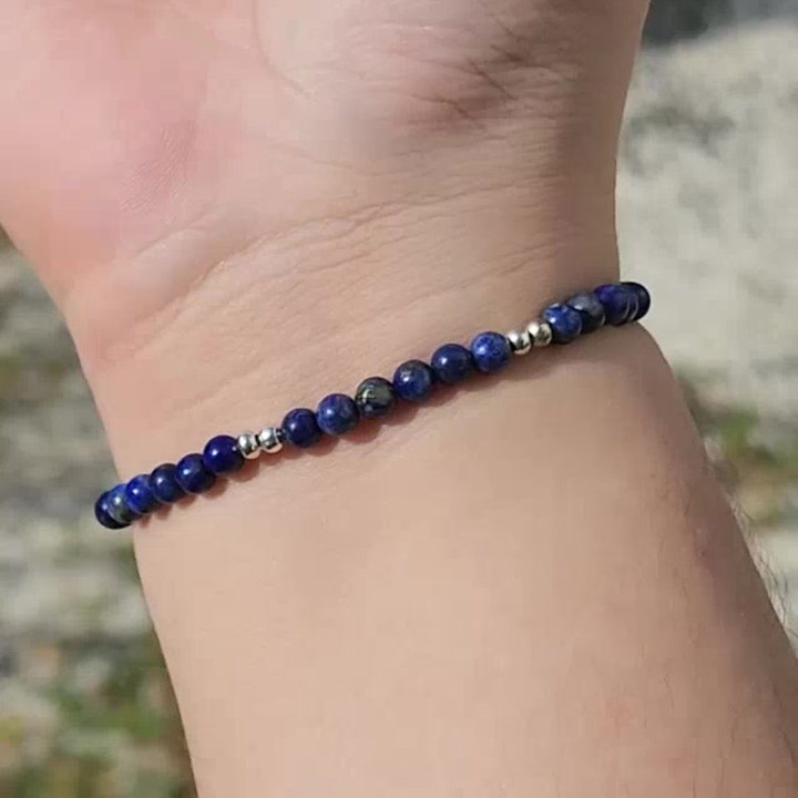 Lapis Lazuli Bracelet: Enhance Intuition & Focus