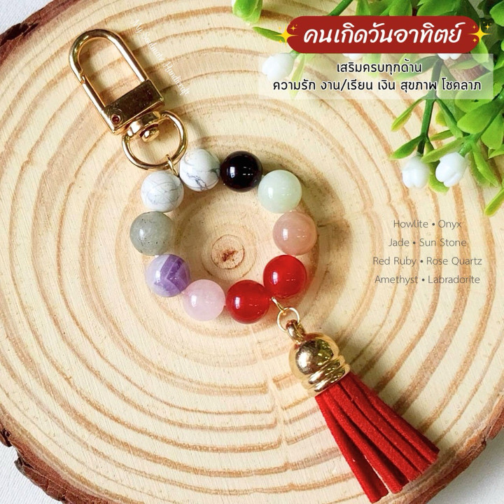 Birthstone Keychain: 8 Days of Luck & Positive Energy