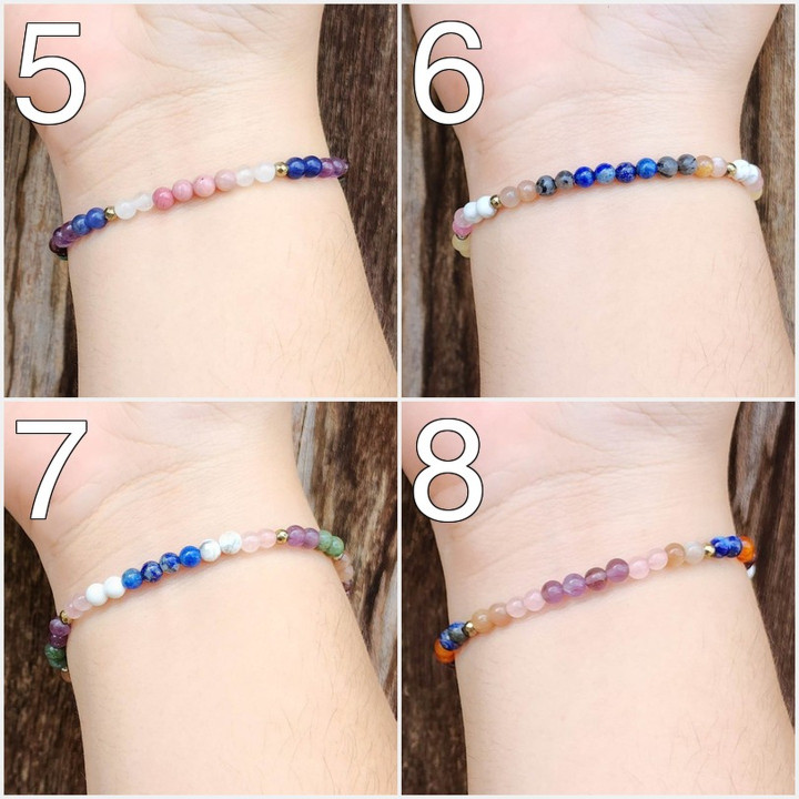 Birthstone Beads Bracelet | Lucky & Auspicious Stone Jewelry