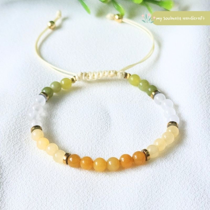 Jade-Armband für Reichtum, Langlebigkeit und Mitgefühl