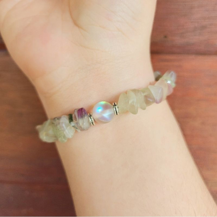 Fluorite Bracelet: Courage, Creativity & Luck