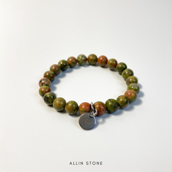 Unakite Bracelet: Mood-Boosting and Morale Enhancer