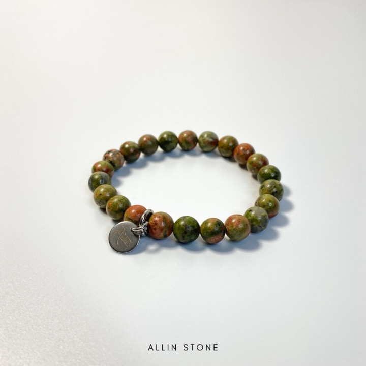 Unakite Bracelet: Mood-Boosting and Morale Enhancer
