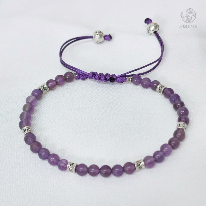 Genuine Amethyst Bracelet: Enhance Focus & Creativity