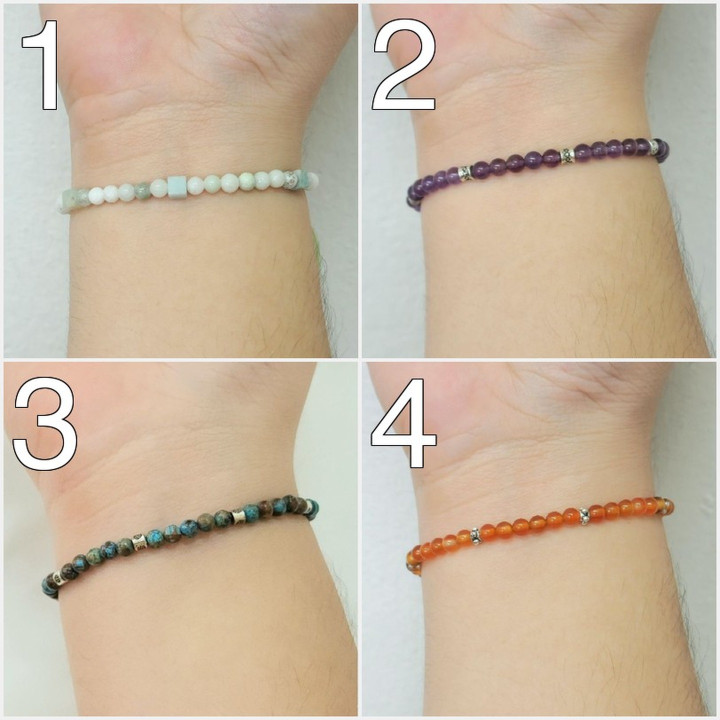 Pulsera de piedras preciosas del zodiaco | Joyería para la suerte y la buena fortuna