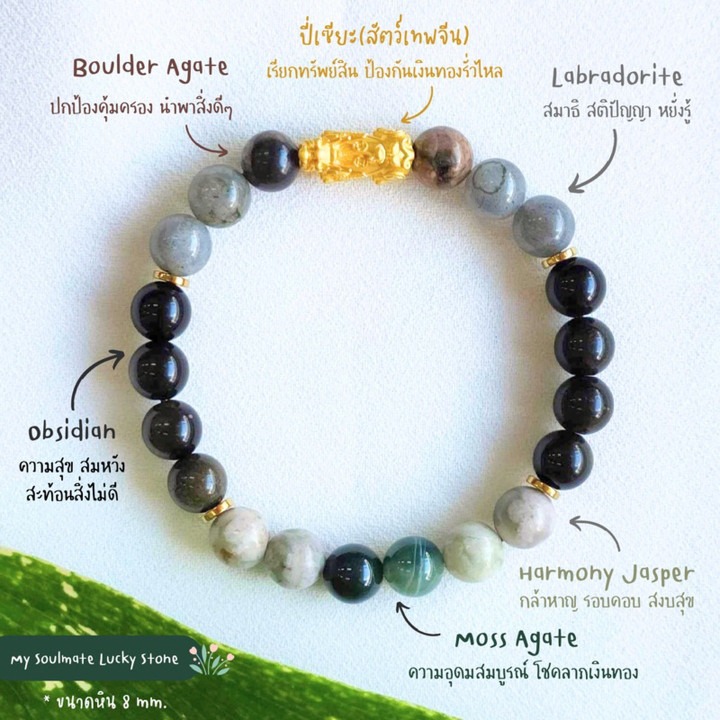 Pulsera de piedra Pi Xiu: Fortuna, protección y riqueza
