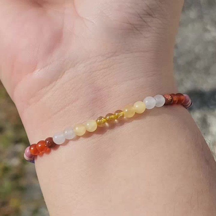 Bracelet Pierre Arc-en-ciel : Attirez la chance au travail, en amour et plus encore