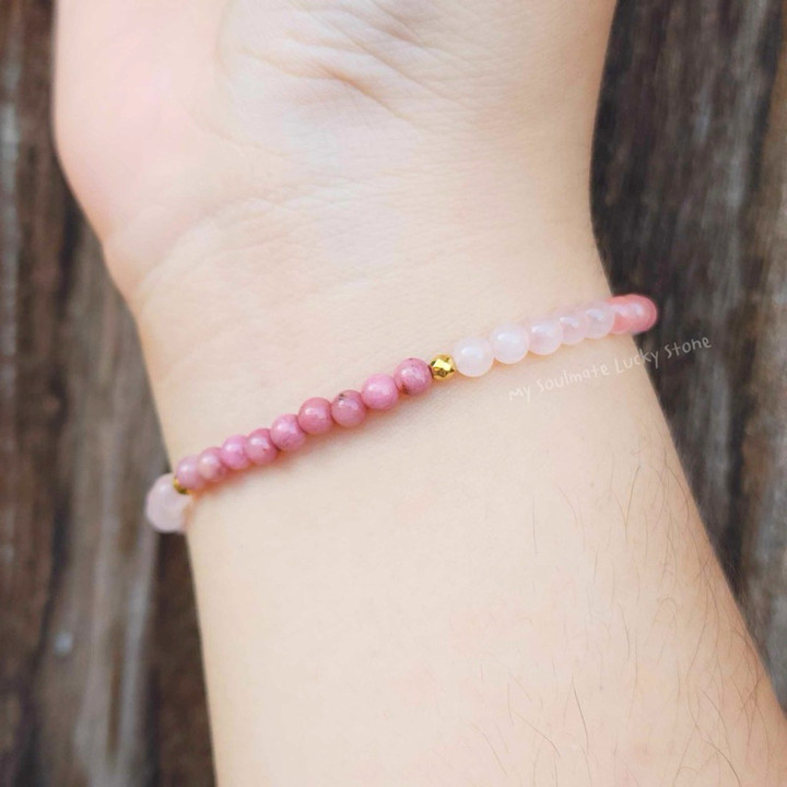 Cherry Stone Bracelet: Love, Happiness & Confidence