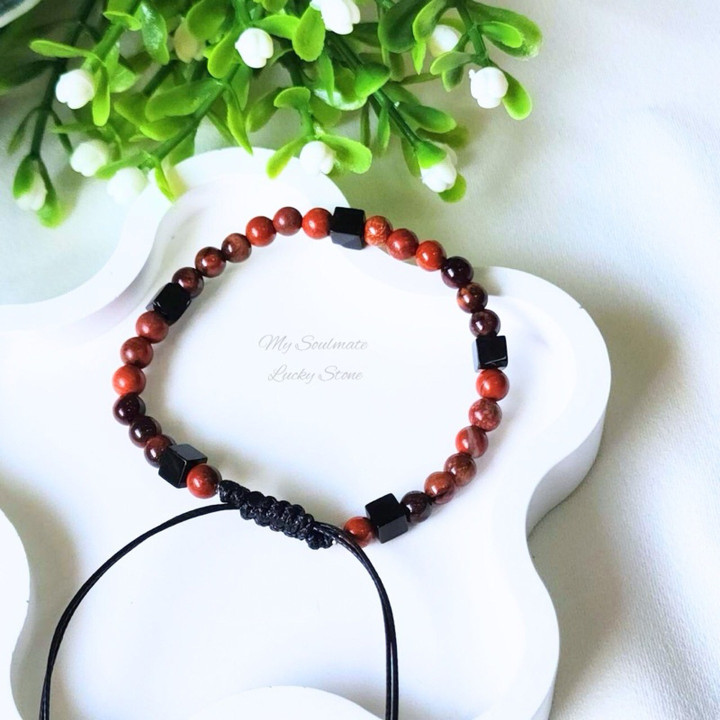Schutz & Wohlstand: Armband mit Glückssteinperlen