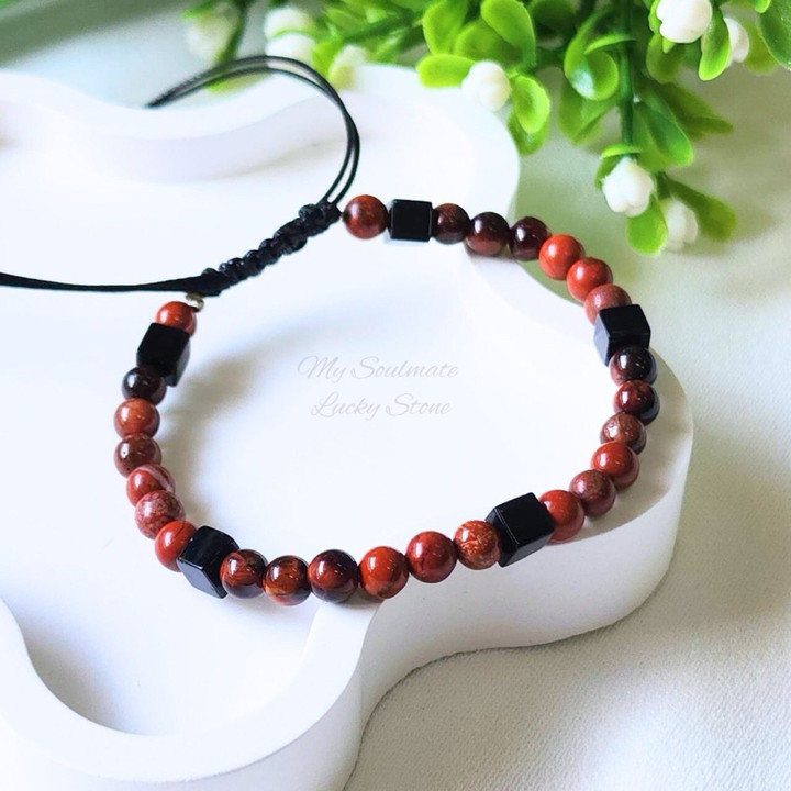 Schutz & Wohlstand: Armband mit Glückssteinperlen