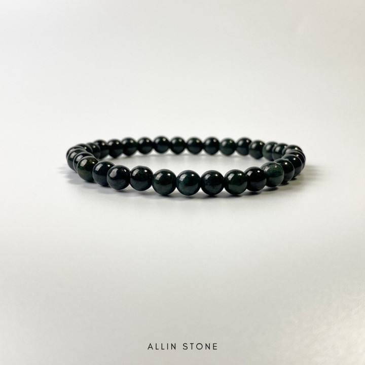 Lucky Burmese Jadeite Bracelet | 6mm for Fortune and Wellness