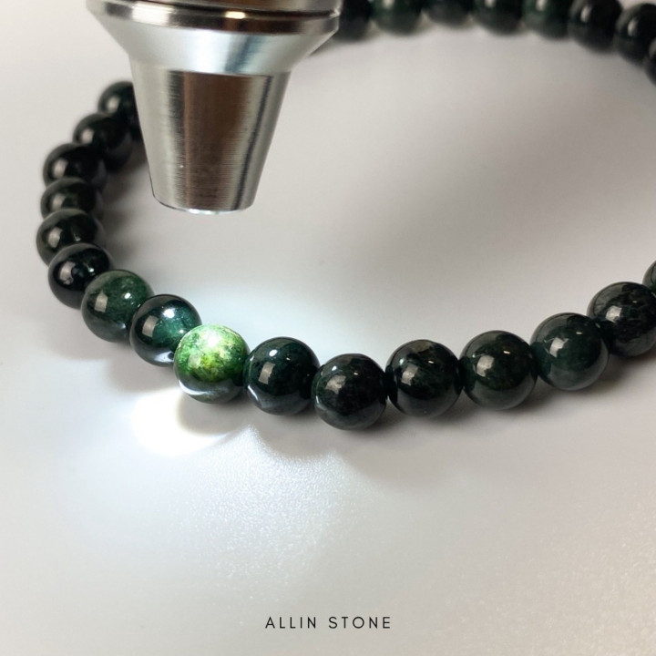 Lucky Burmese Jadeite Bracelet | 6mm for Fortune and Wellness