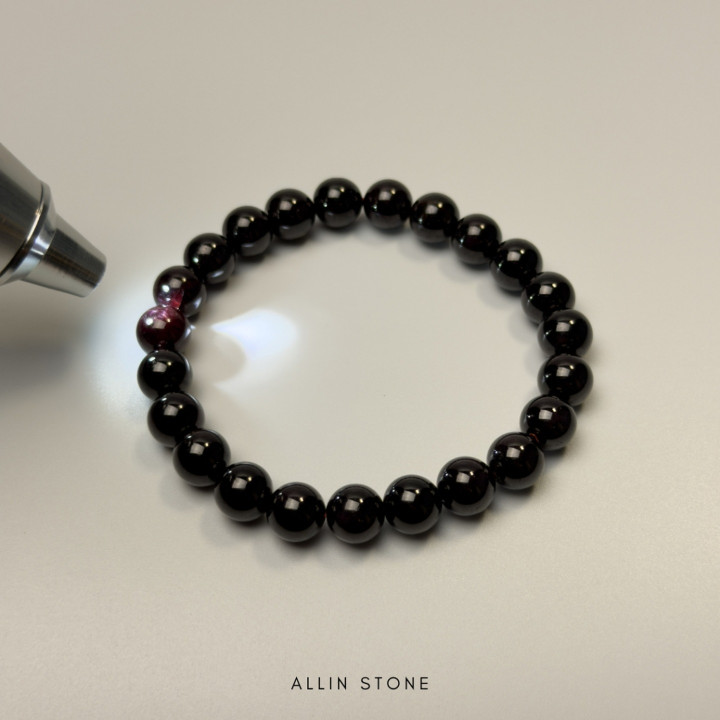 Translucent Garnet Bracelet: Enhance Charm and Love