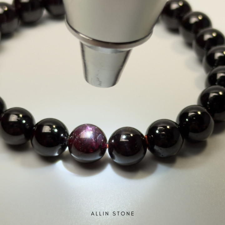Translucent Garnet Bracelet: Enhance Charm and Love