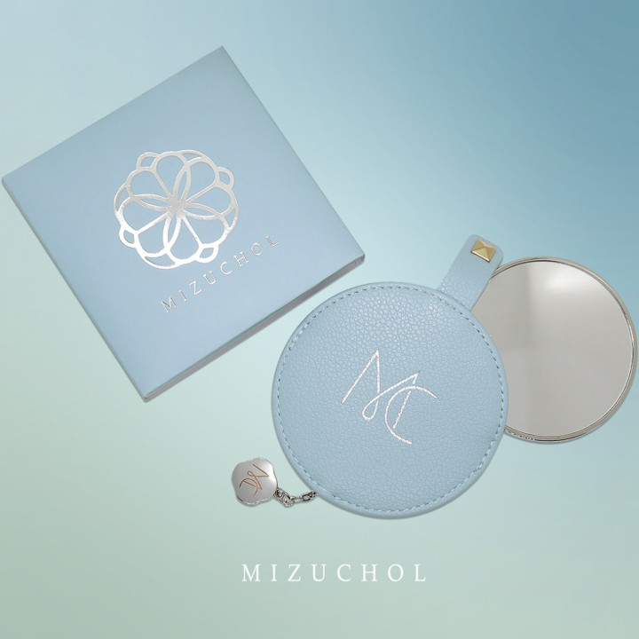 Peony Patterned Portable Mirror