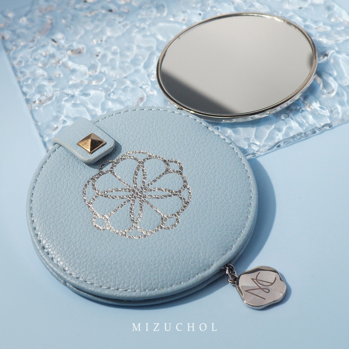 Peony Patterned Portable Mirror