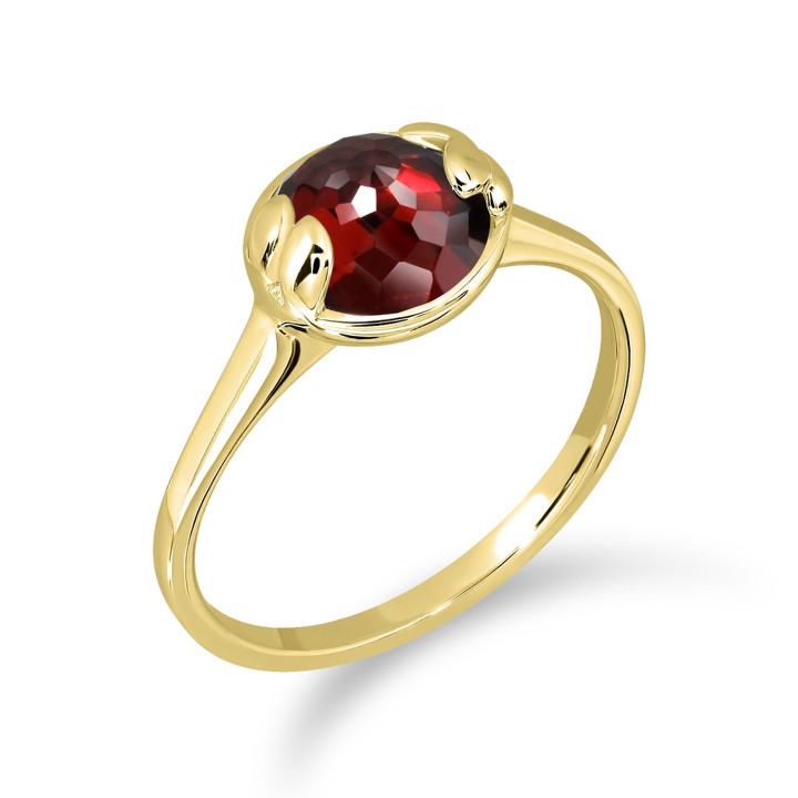 Lucky Me Red Garnet Ring