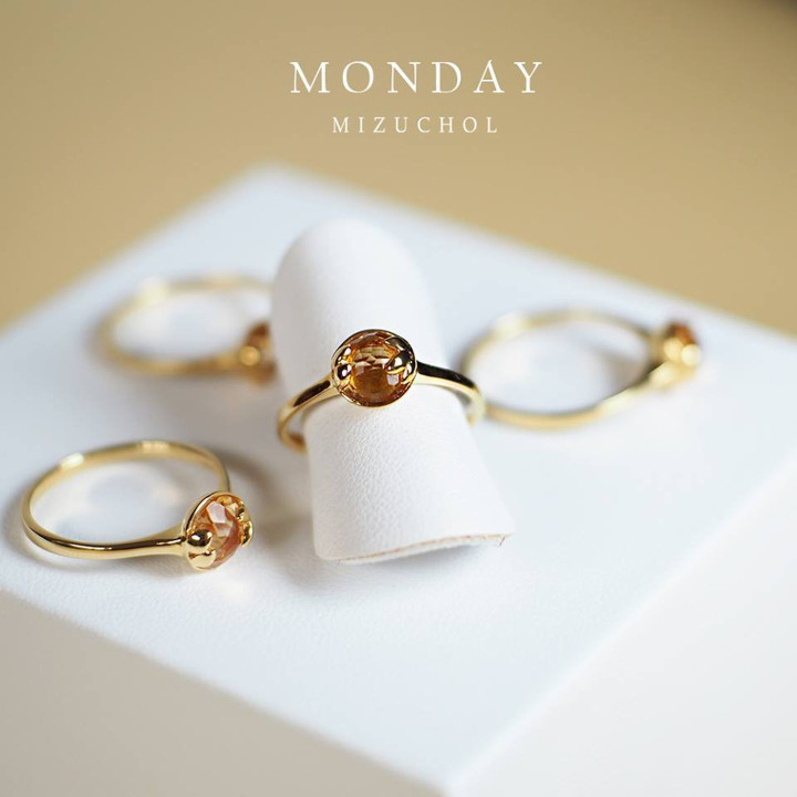 Lucky Me Citrine Ring - Gemstone for Luck