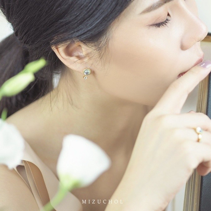 Boucles d'oreilles Darling Blue Topaz - Saturday Love