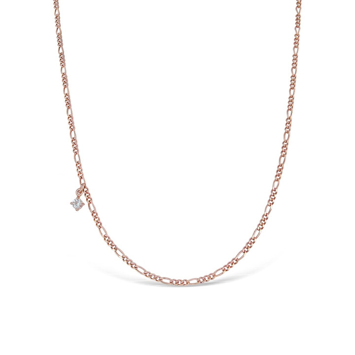 White Topaz Bubbling Champagne Necklace