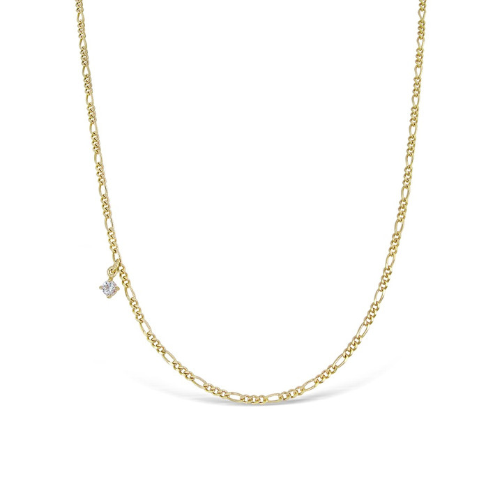 White Topaz Bubbling Champagne Necklace