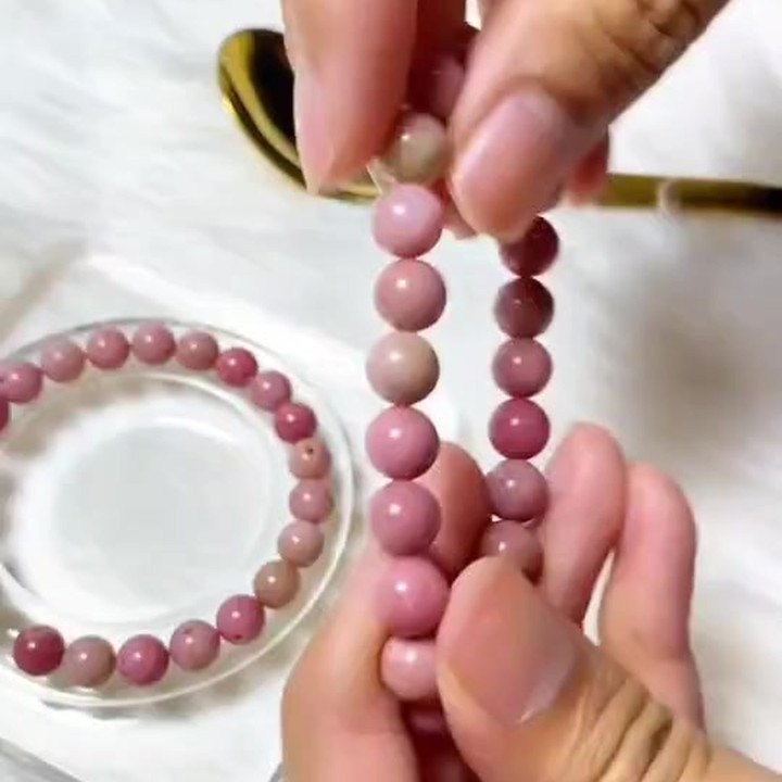 Rhodonite Bracelet: Love and Charm Enhancement