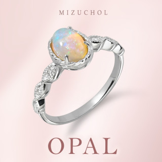 Women's Opal Tiara of Hope Ring