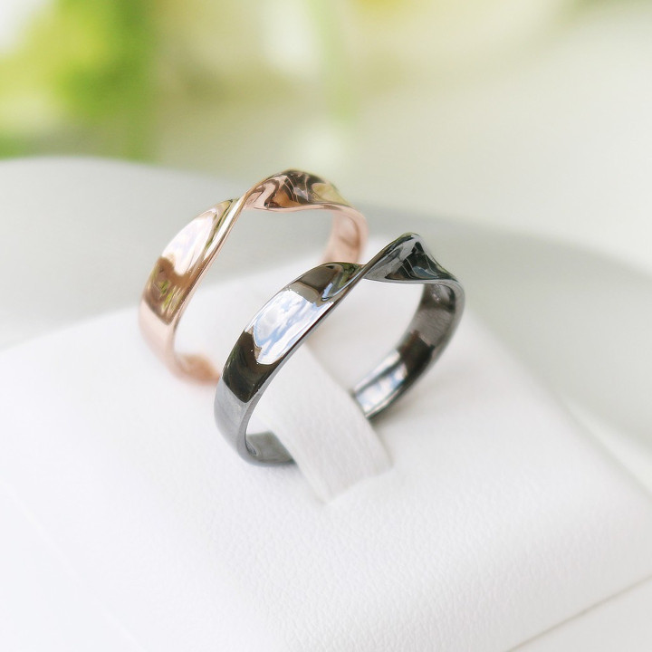 Sterling Silver Glad We Met Ring