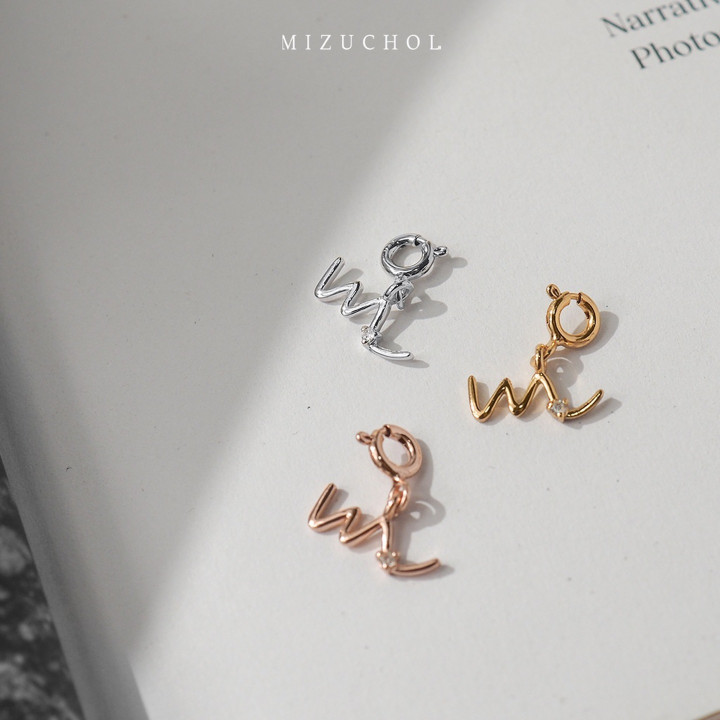 Rose Gold Plated Sterling Silver Chapter Pendant White Topaz