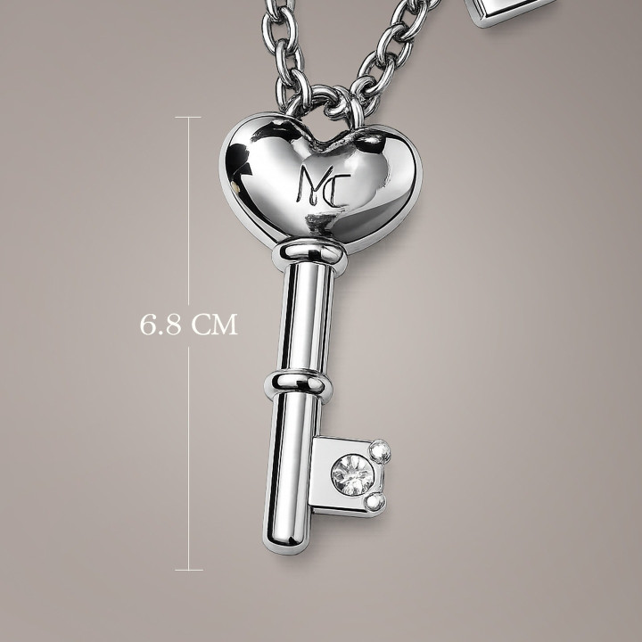 Fine Jewelry Keychain Lock and Key