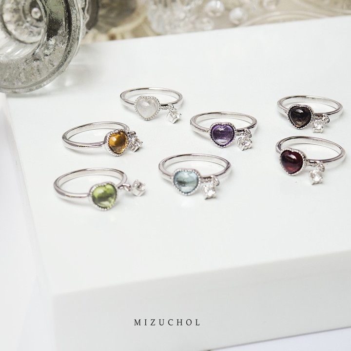 Bague en quartz fumé Darling | Bijou pour raviver l'amour