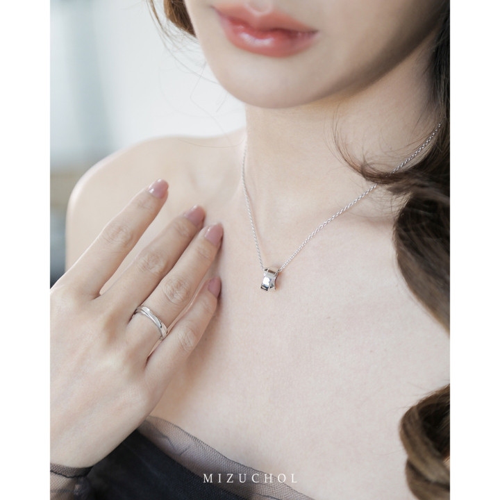 Sterling Silver 9-Gemstone Necklace