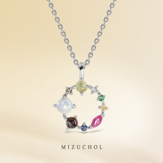 Nine Lucky Gems Diamond Necklace