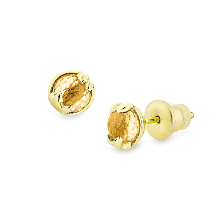 Fine Citrine Gemstone Earrings